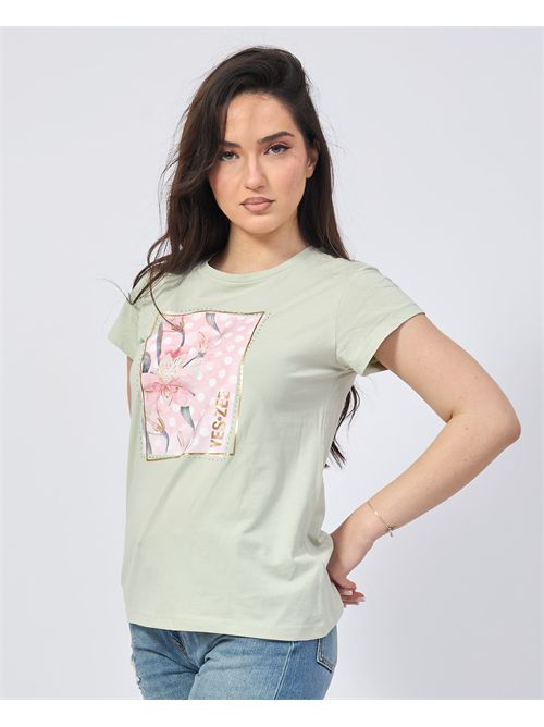 T-shirt girocollo Yes Zee con stampa YES ZEE | T273-S7000909